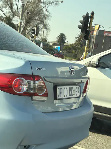 Blue Toyota Corolla
