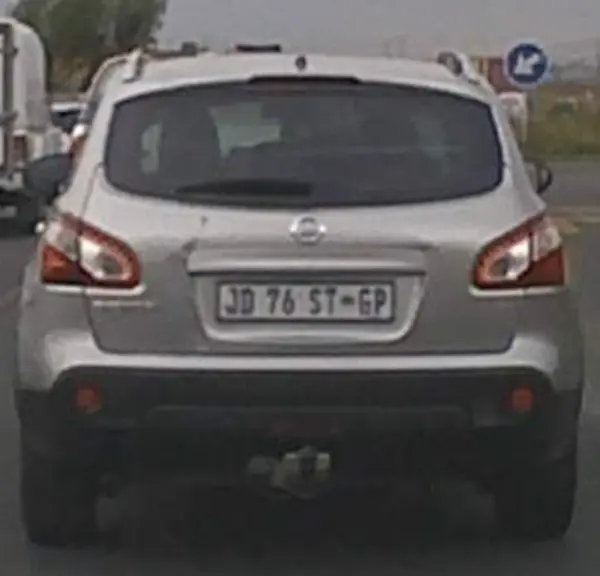 Silver Nissan Qashqai