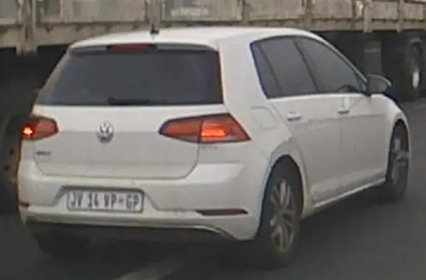 White Volkswagen Golf