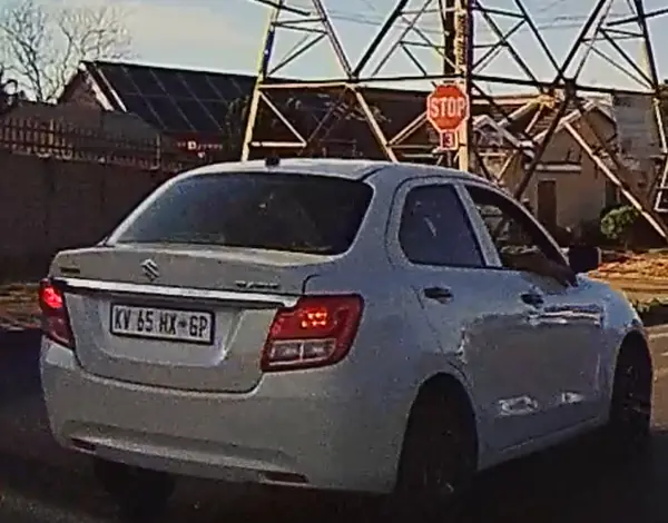 White Suzuki Dzire