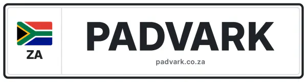 ZA Padvark nommerplaat