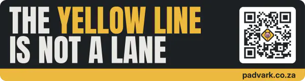 The yellow line is not a lane